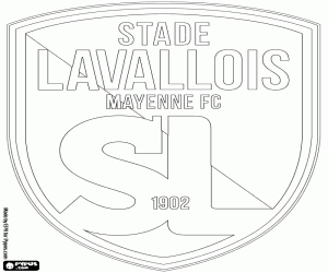Colorear Logo de Stade Lavallois