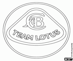 Colorear Logo de Team Lotus
