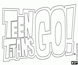 Colorear Logo de Teen Titans Go!