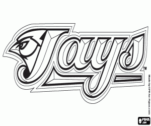 Colorear Logo de Toronto Blue Jays