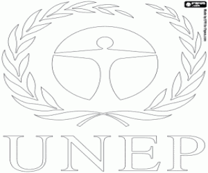 Colorear Logo de UNEP