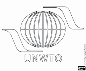 Colorear Logo de la UNWTO