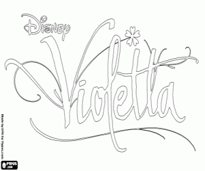 Colorear Logo de Violetta