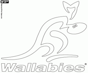 Colorear Logo de los Wallabies