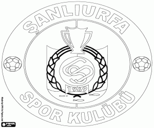 Colorear Logo de Şanlıurfa SK