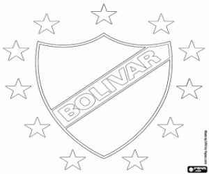 Colorear Logo del Club Bolívar