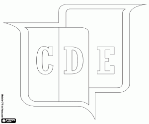 Colorear Logo del Club Deportivo Español