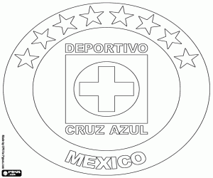 Colorear Logo del Cruz Azul FC