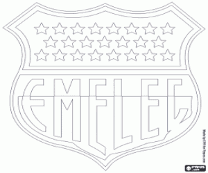 Colorear Logo del CS Emelec