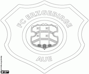 Colorear Logo del Erzgebirge Aue