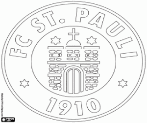 Colorear Logo del FC St. Pauli