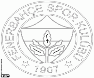 Colorear Logo del Fenerbahçe