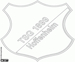 Colorear Logo del Hoffenheim