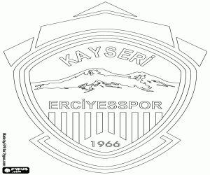 Colorear Logo del Kayseri Erciyesspor