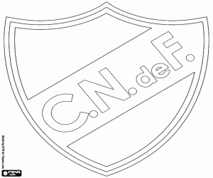 Colorear Logo del Nacional de Montevideo