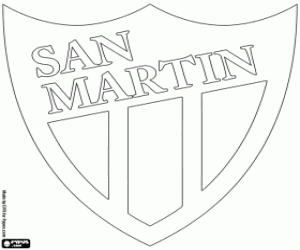 Colorear Logo del San Martín