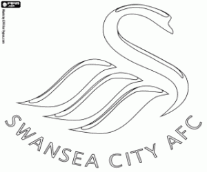 Colorear Logo del Swansea City