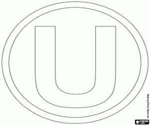 Colorear Logo del Universitario Lima