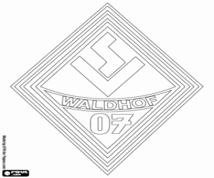 Colorear Logo del Waldhof Mannheim