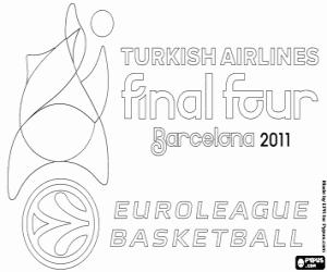 Colorear Logo Final Four Barcelona 2011