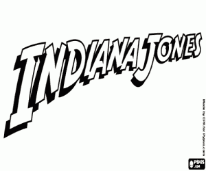 Colorear Logo Indiana Jones