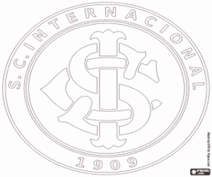 Colorear Logo Internacional Porto Alegre