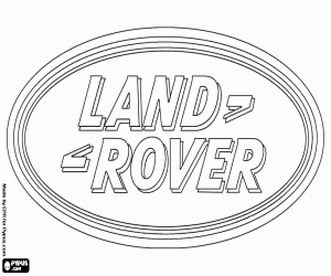 Colorear Logo Land Rover