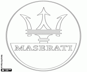 Colorear Logo Maserati