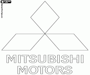 Colorear Logo Mitsubishi Motors