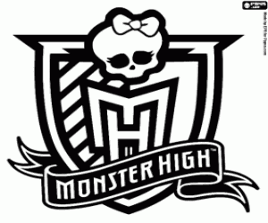 Colorear Logo Monster High