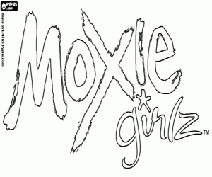 Colorear Logo Moxie Girlz