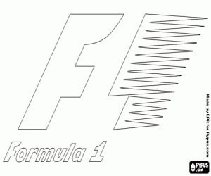 Colorear Logo oficial de la Fórmula 1