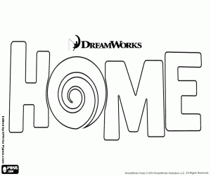 Colorear Logo original del film Home