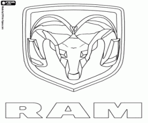 Colorear Logo Ram Trucks