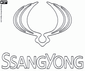 Colorear Logo SsangYong