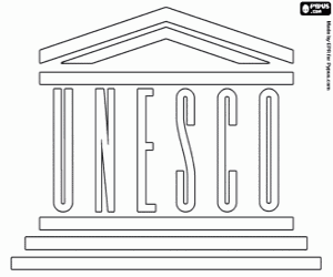 Colorear Logo UNESCO