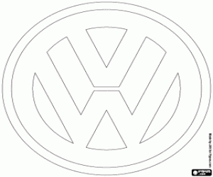 Colorear Logo Volkswagen