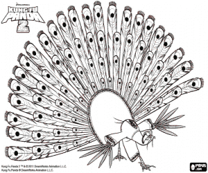 Colorear Lord Shen, Kung Fu Panda 2