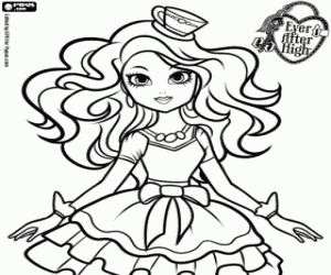 Colorear Madeline Hatter, Ever After High