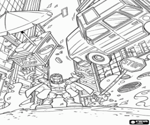 Colorear Malvado Magneto, SuperHeroSquad