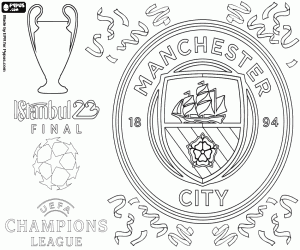 Colorear Man City, Champions League 2023