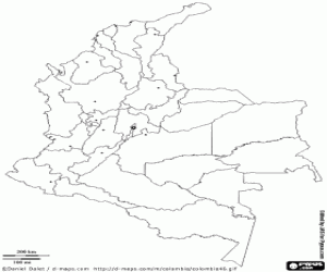 Colorear Mapa de Colombia