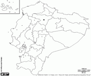 Colorear Mapa de Ecuador