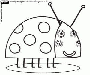 Colorear La mariquita Gastón