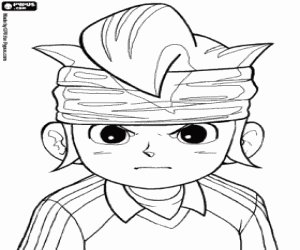 Colorear Mark Evans, portero de Raimon