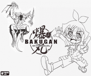 Colorear Marucho y su Bakugan Preyas
