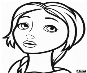 Colorear Mary Katherine,personaje de Epic