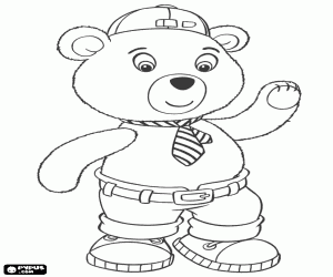 Colorear Master Tubby Bear de Noddy