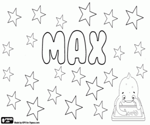 Colorear Max, nombre abreviado
