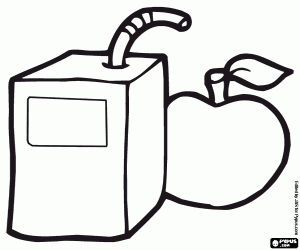 Colorear La merienda en la escuela